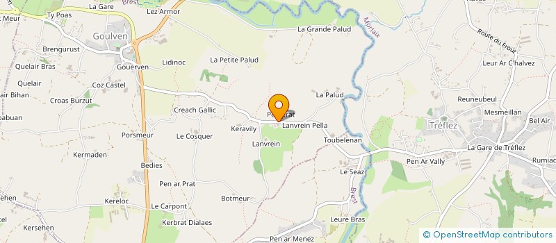 localisation de l'entreprise MONSIEUR GWELTAZ FOUQUET  GOULVEN