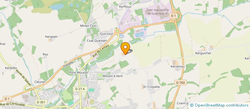 localisation de l'entreprise MONSIEUR GWELTAZ LE BERRIGAUD  GOURIN