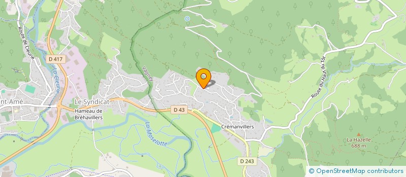 localisation de l'entreprise MONSIEUR GWEN FOUCHE  VAGNEY