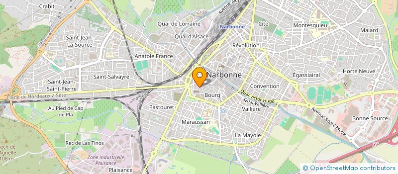 localisation de l'entreprise MONSIEUR GWEN LE BUHE à NARBONNE