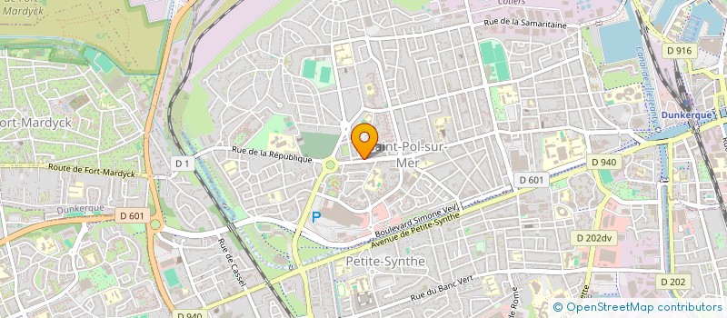 localisation de l'entreprise MONSIEUR GWEN QUETEL à DUNKERQUE