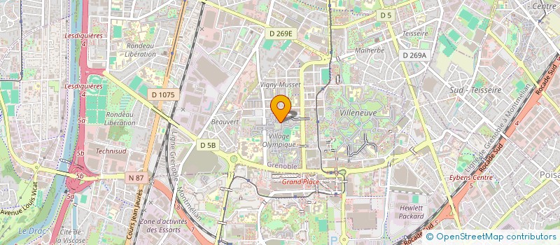 localisation de l'entreprise MONSIEUR GWENAEL ANDRE  GRENOBLE