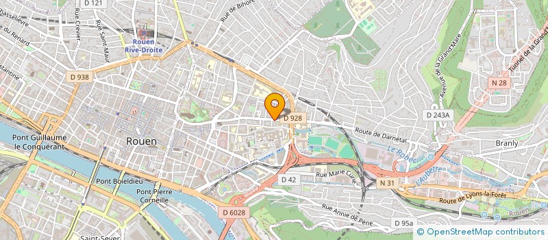 localisation de l'entreprise MONSIEUR GWENAEL AUFFRET  ROUEN