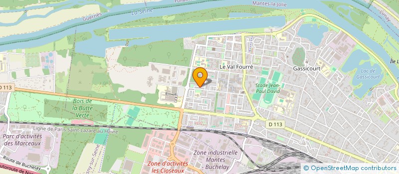 localisation de l'entreprise MONSIEUR GWENAEL BIKINDOU  MANTES-LA-JOLIE