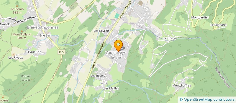 localisation de l'entreprise MONSIEUR GWENAEL BOFELLI  VAULNAVEYS-LE-BAS