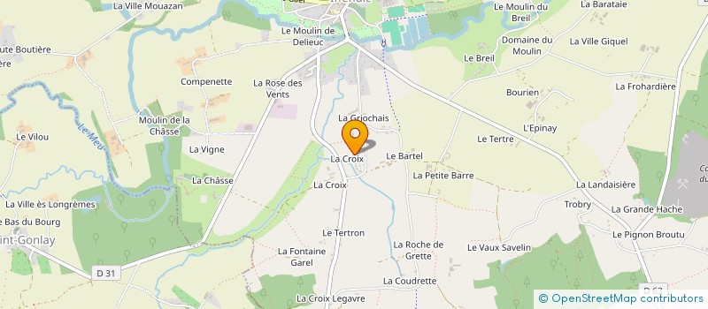 localisation de l'entreprise MONSIEUR GWENAEL CATREVAUX  IFFENDIC