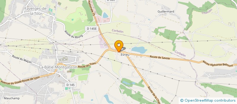 localisation de l'entreprise MONSIEUR GWENAEL CEZARD  LA BATIE-MONTGASCON