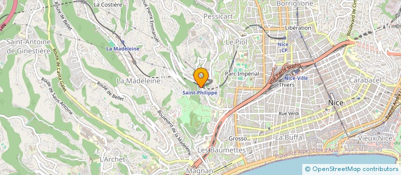 localisation de l'entreprise MONSIEUR GWENAEL CHARLES à NICE