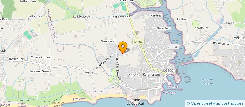 localisation de l'entreprise MONSIEUR GWENAEL COIC  PLOBANNALEC-LESCONIL