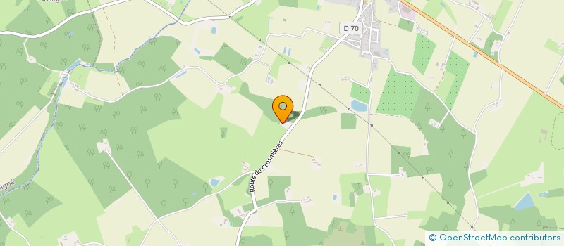 localisation de l'entreprise MONSIEUR GWENAEL DE SAGAZAN à BAZOUGES CRE SUR LOIR