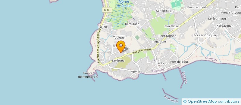 localisation de l'entreprise MONSIEUR GWENAEL DREZEN à PENMARCH