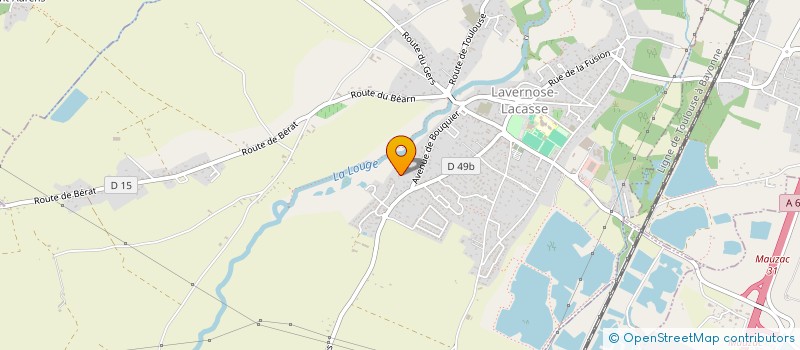 localisation de l'entreprise MONSIEUR GWENAEL ESCALLOT  LAVERNOSE-LACASSE