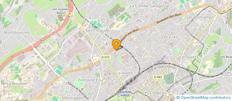 localisation de l'entreprise MONSIEUR GWENAEL FERNANDES à BESANCON