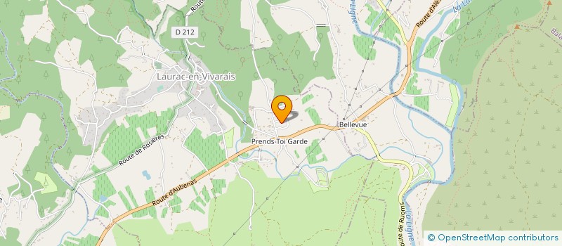 localisation de l'entreprise MONSIEUR GWENAEL FLOHIC  LAURAC-EN-VIVARAIS