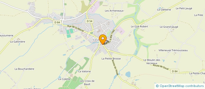 localisation de l'entreprise MONSIEUR GWENAEL FORGEAU  CHEMILLE-EN-ANJOU