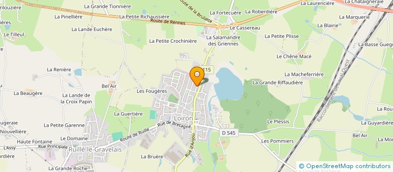 localisation de l'entreprise MONSIEUR GWENAEL FOUCHET  LOIRON-RUILLE