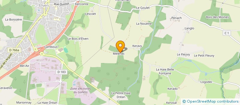 localisation de l'entreprise MONSIEUR GWENAEL GAETAN  PLOEMEL