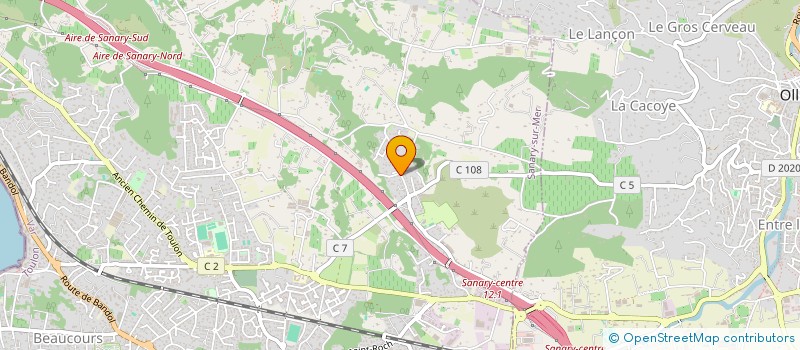 localisation de l'entreprise MONSIEUR GWENAEL GANTEL  SANARY-SUR-MER