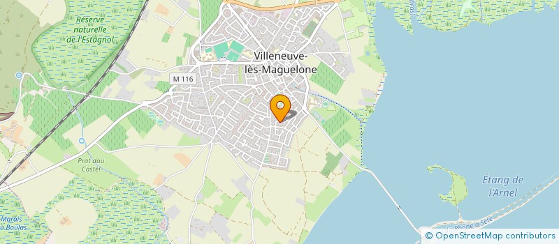 localisation de l'entreprise MONSIEUR GWENAEL GBICK  VILLENEUVE-LES-MAGUELONE