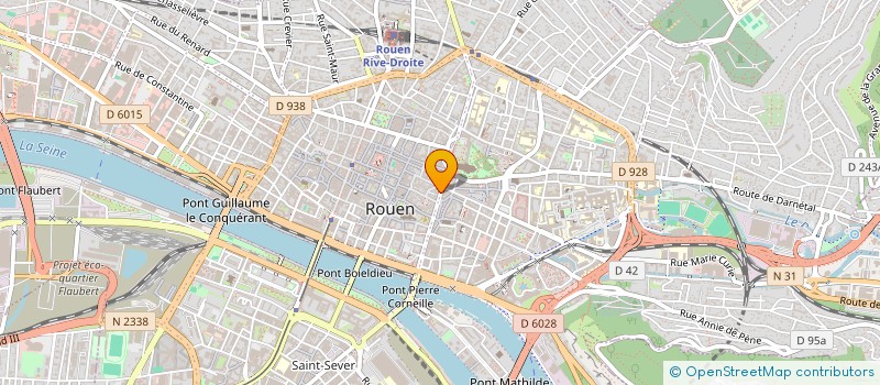 localisation de l'entreprise MONSIEUR GWENAEL GILBERT  ROUEN