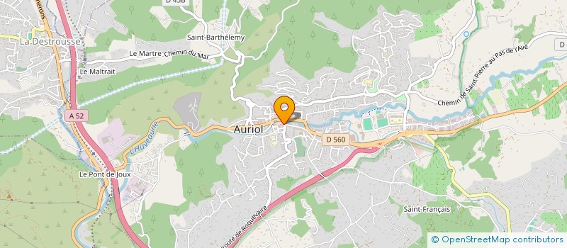 localisation de l'entreprise MONSIEUR GWENAEL GOUPE  AURIOL