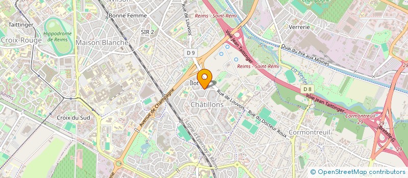 localisation de l'entreprise MONSIEUR GWENAEL GUAY  REIMS