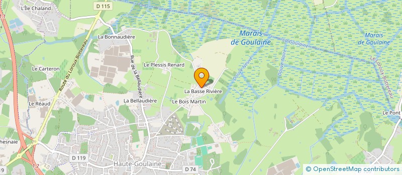 localisation de l'entreprise MONSIEUR GWENAEL GUEZEL  HAUTE-GOULAINE