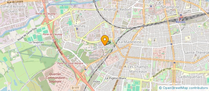 localisation de l'entreprise MONSIEUR GWENAEL LAURENT à RENNES