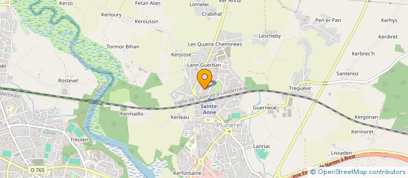 localisation de l'entreprise MONSIEUR GWENAEL LE BIHAN  PLUMERGAT