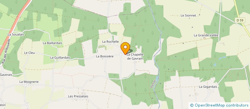 localisation de l'entreprise MONSIEUR GWENAEL LE BLAY  RENAC