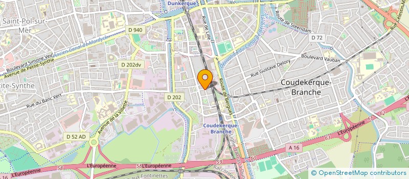 localisation de l'entreprise MONSIEUR GWENAEL LE COUSTRE  COUDEKERQUE-BRANCHE