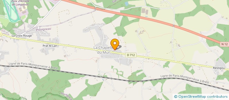 localisation de l'entreprise MONSIEUR GWENAEL LE DOUCEN  PLOUIGNEAU