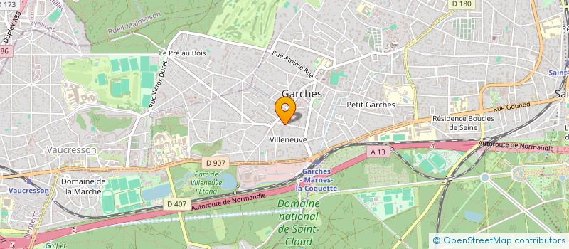 localisation de l'entreprise MONSIEUR GWENAEL MAILLARD à GARCHES