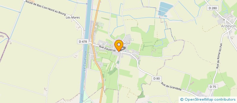 localisation de l'entreprise MONSIEUR GWENAEL MARTIN  BEAUVOIR