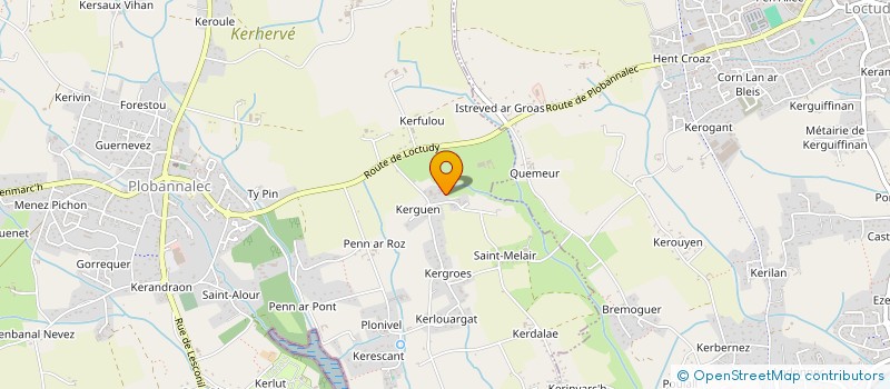 localisation de l'entreprise MONSIEUR GWENAEL MAURICE  PLOBANNALEC-LESCONIL