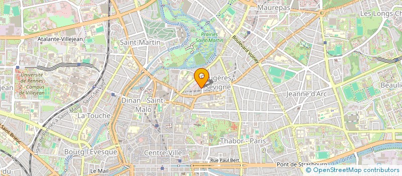 localisation de l'entreprise MONSIEUR GWENAEL MENGUY  RENNES