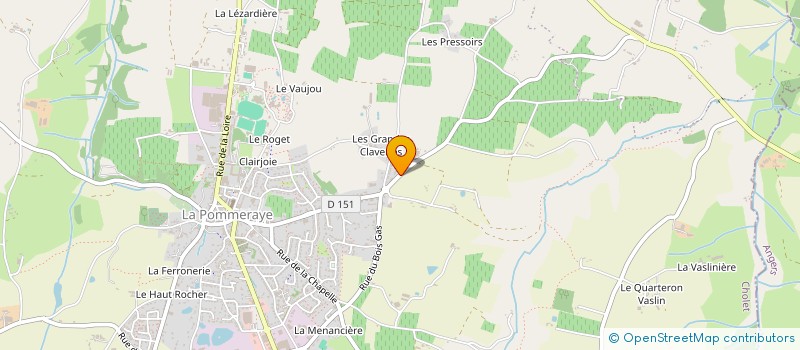 localisation de l'entreprise MONSIEUR GWENAEL NAULET à MAUGES-SUR-LOIRE