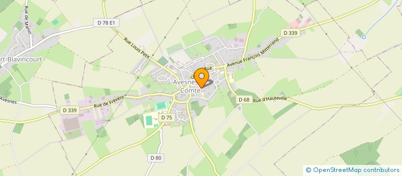 localisation de l'entreprise MONSIEUR GWENAEL PAJAK  AVESNES-LE-COMTE