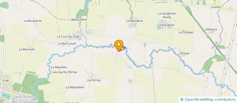 localisation de l'entreprise MONSIEUR GWENAEL RELAIS  SAINT-AUBIN-DES-CHATEAUX