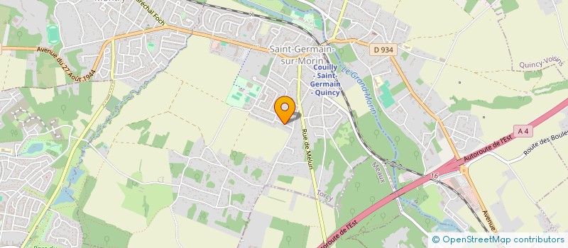 localisation de l'entreprise MONSIEUR GWENAEL RICOSSE  SAINT-GERMAIN-SUR-MORIN