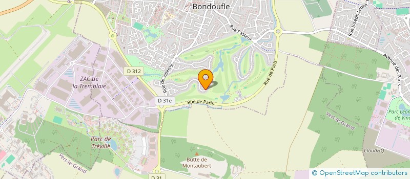 localisation de l'entreprise MONSIEUR GWENAEL RIGOLE à BONDOUFLE