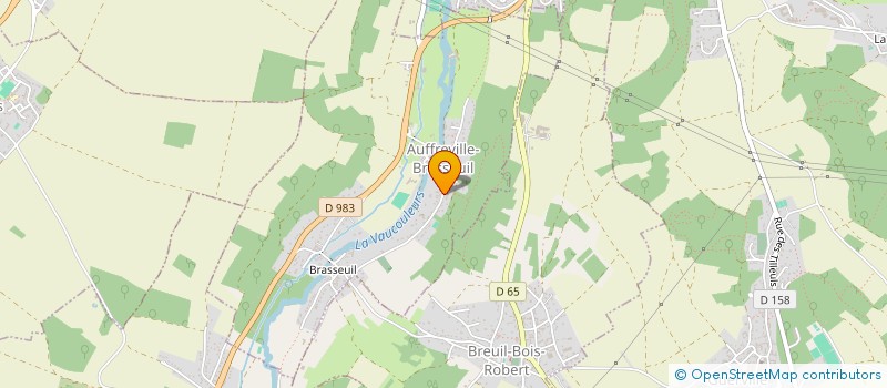 localisation de l'entreprise MONSIEUR GWENAEL THEPAUT à AUFFREVILLE-BRASSEUIL