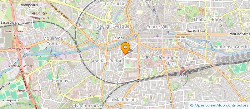 localisation de l'entreprise MONSIEUR GWENAEL THOMAS  RENNES