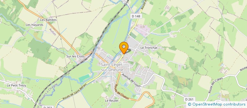 localisation de l'entreprise MONSIEUR GWENAEL TROTTE  SAINT-LEGER-SUR-DHEUNE