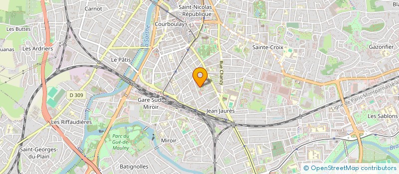 localisation de l'entreprise MONSIEUR GWENAEL VERON  LE MANS