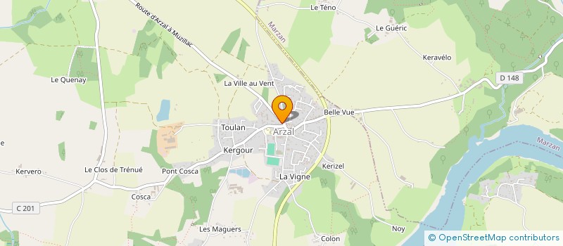 localisation de l'entreprise MONSIEUR GWENAL CAPELLE  MUZILLAC