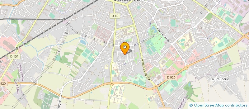 localisation de l'entreprise MONSIEUR GWENC'HLAN LALUYAUX à CHATEAUROUX