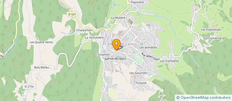 localisation de l'entreprise MONSIEUR GWENDAL BONNET à VILLARD-DE-LANS