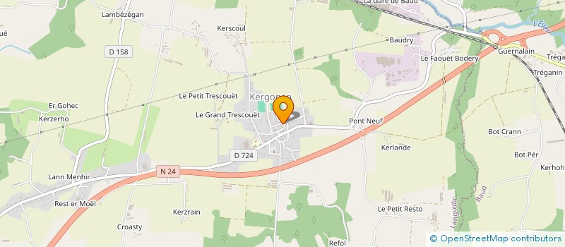 localisation de l'entreprise MONSIEUR GWENDAL BOULO  LANGUIDIC