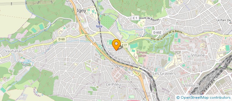 localisation de l'entreprise MONSIEUR GWENDAL COTTIN  IGNY